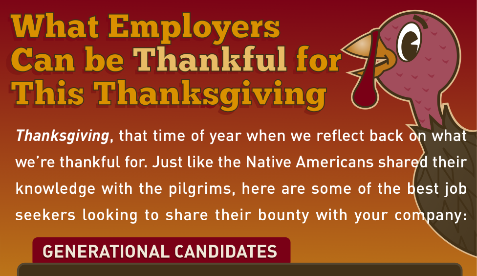 What Employers Can Be Thankful For This Thanksgiving [INFOGRAPHIC]