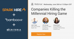 Register for Companies Killing the Millennial Hiring Game