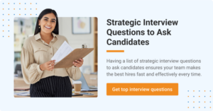Strategic interview questions